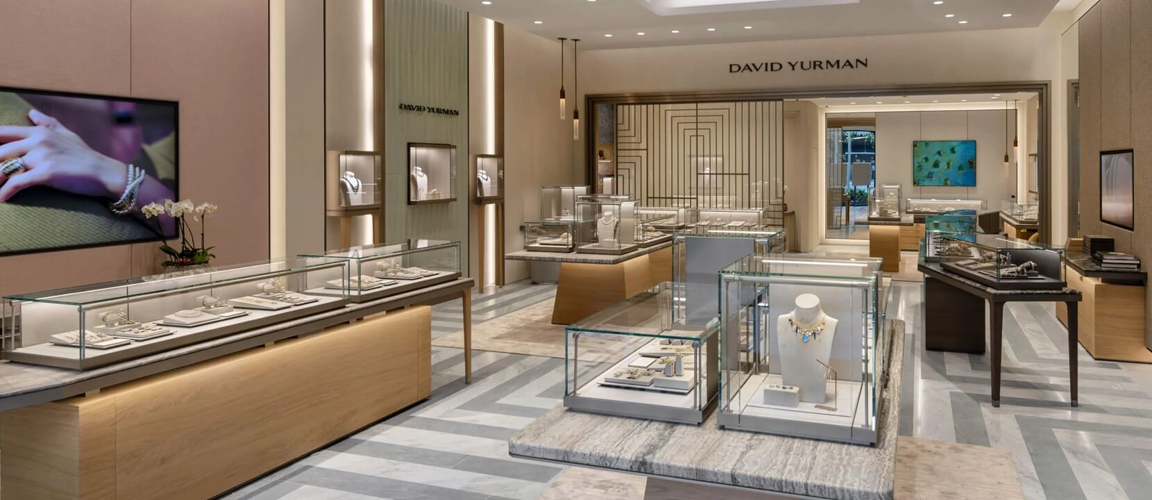 Nationwide Fixture Installations David Yurman Case Study Jewelry and Watches Millwork Packages New Store Installation Maintenance