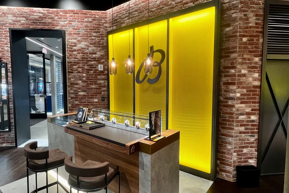 Nationwide Fixture Installations Case Study Watches of Switzerland Breitling Tag Heuer Grand Seiko Millwork Package New Store Installation