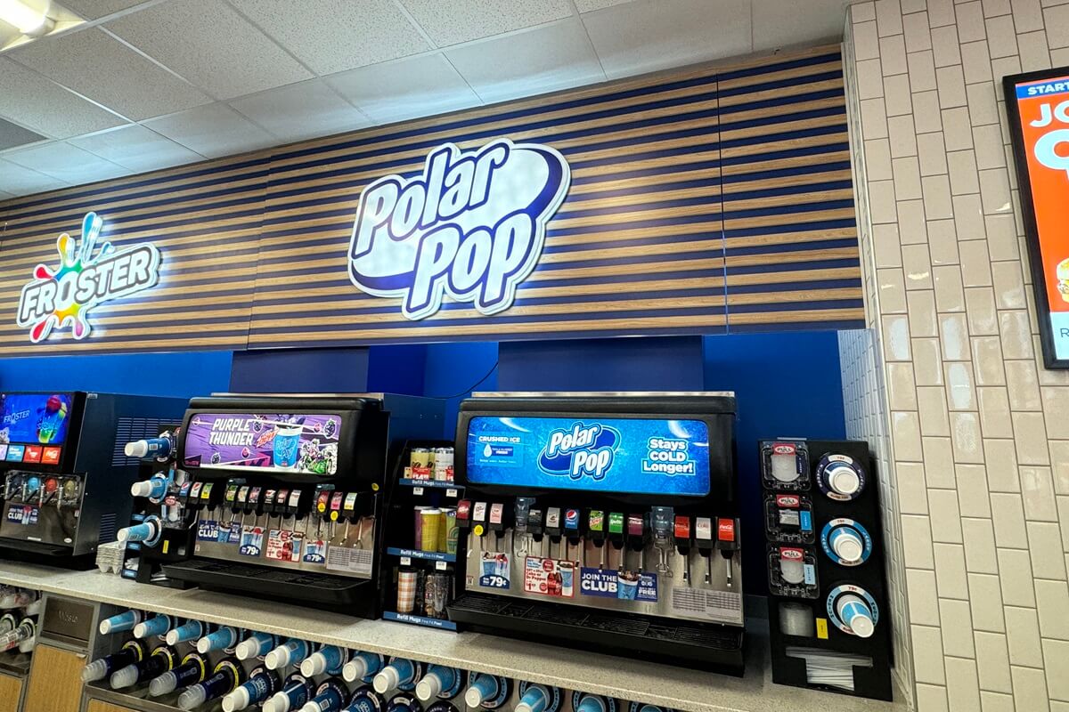 Circle K Appleton Wi polar pop drink station